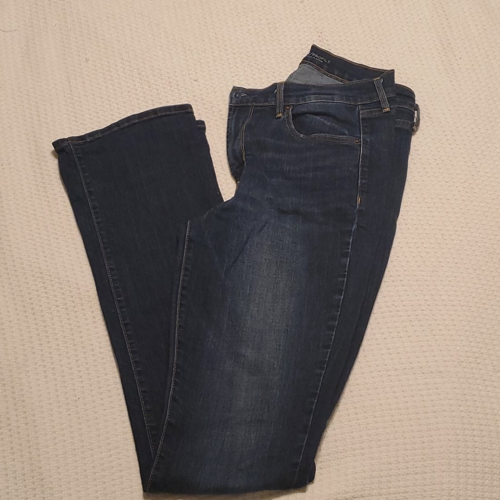 Lands End Mid- Rise, Bootcut Jeans, size 10Tall